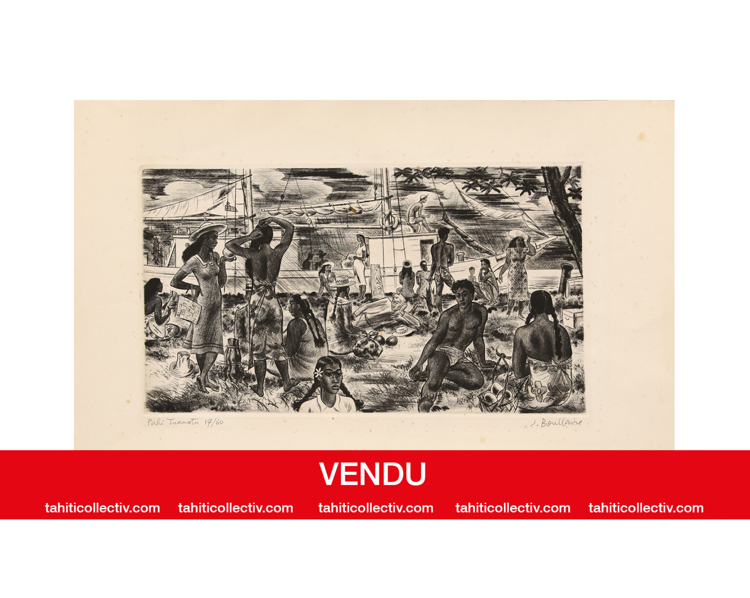Post vendu Pahi tuamotus