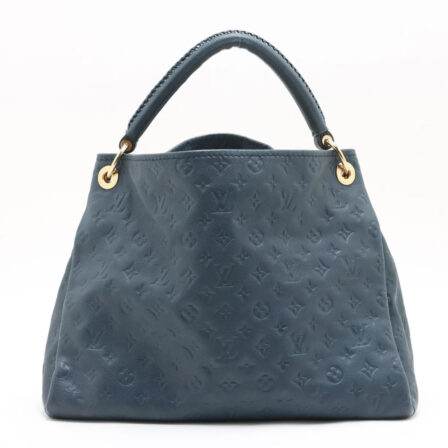 LOUIS VUITTON - Sac Artsy MM en cuir Empreinte Monogram Orage