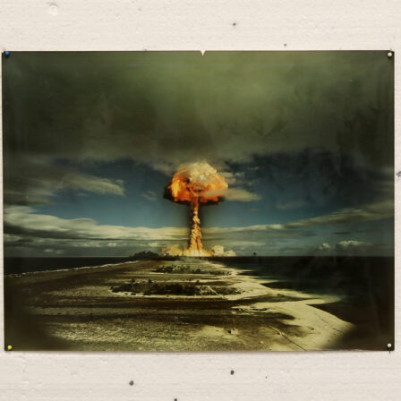 Photo originale d'un tir nucléaire année 1960 (3)