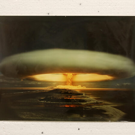 Photo originale d'un tir nucléaire année 1960 (1)