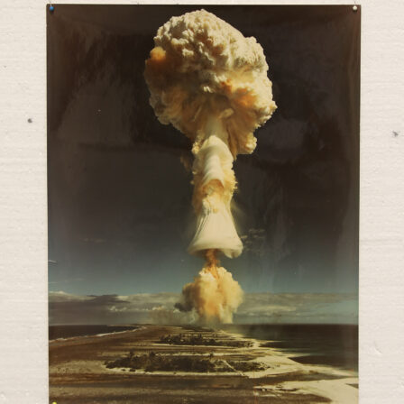 Photo originale d'un tir nucléaire année 1960 (2)