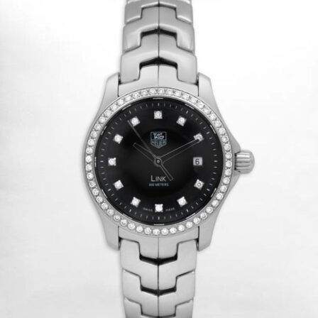 TAG HEUER - Link lady diamantée
