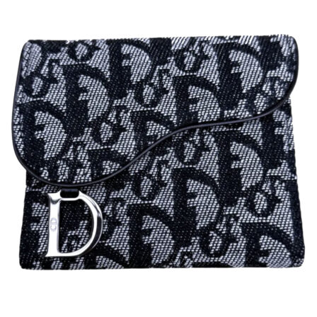 DIOR - Portefeuille Jacquard Saddle