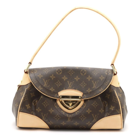 LOUIS VUITTON - Beverly en toile monogram enduite et cuir naturel