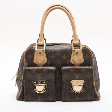 LOUIS VUITTON - Manhattan PM en cuir et toile monogram