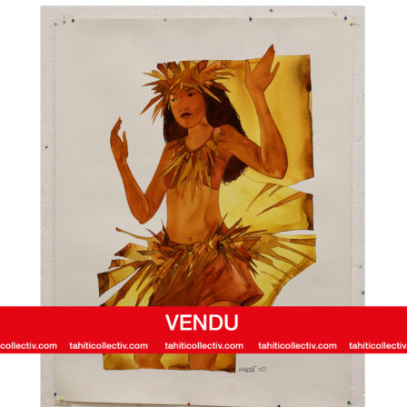 MARERE - Aquarelle originale (danseuses 2)