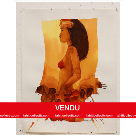 MARERE - Aquarelle originale (danseuses 1)